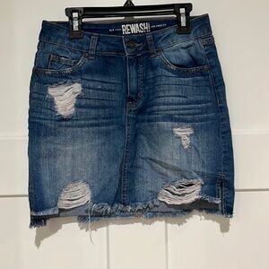 jean skirt
